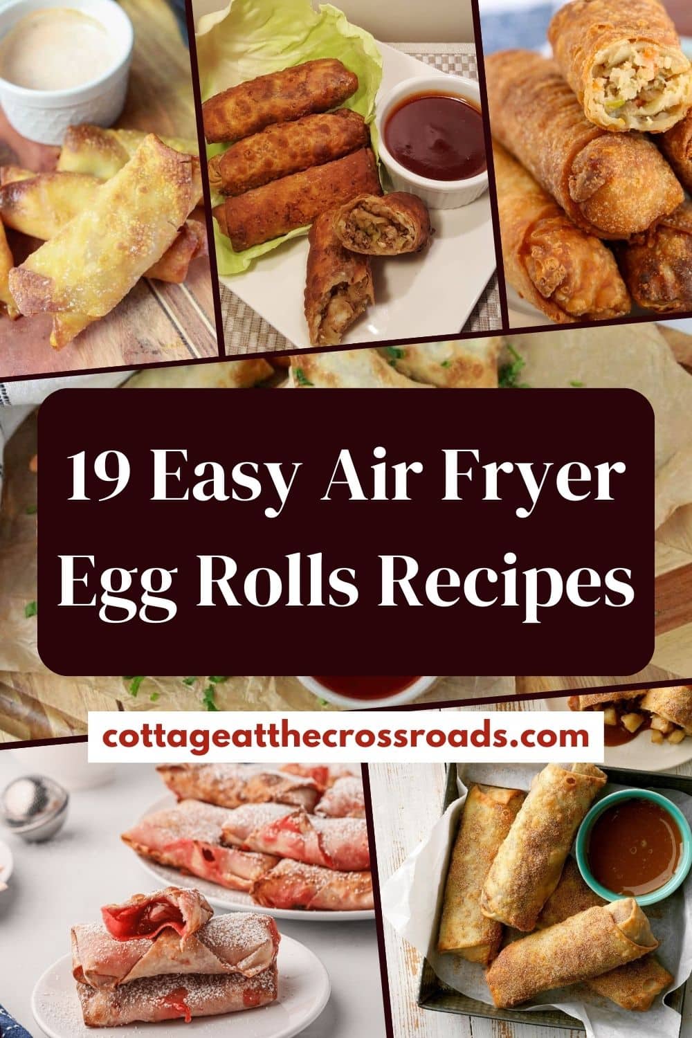 19 Easy Air Fryer Egg Rolls Recipes - Cottage at the Crossroads