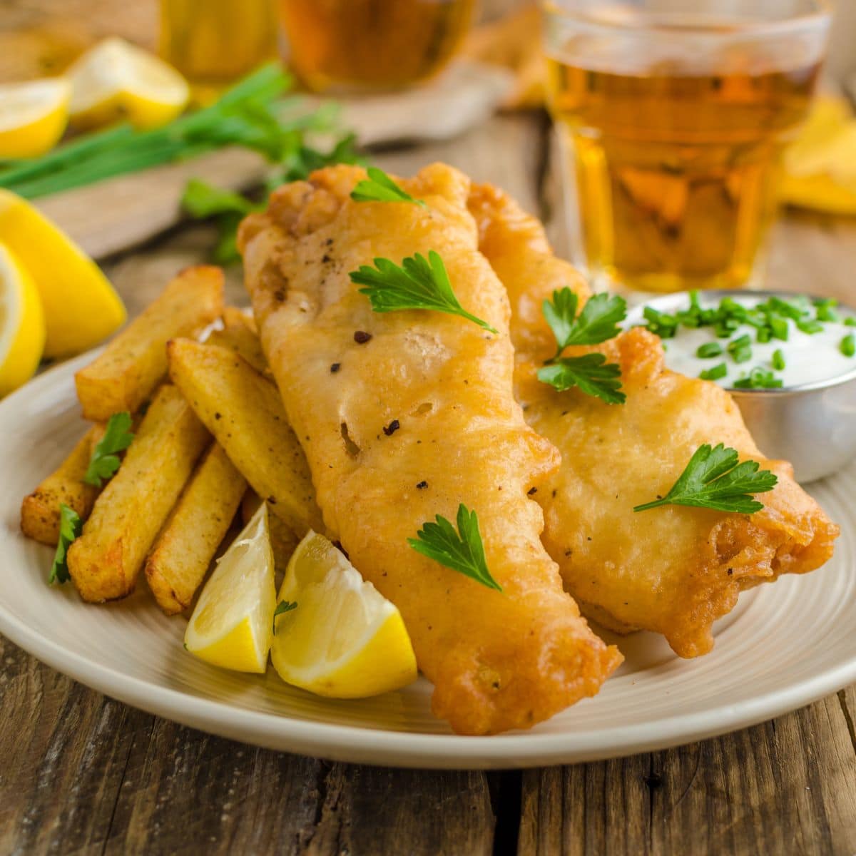 A Perfect Match Recipe: Fish and Chips with Champagne