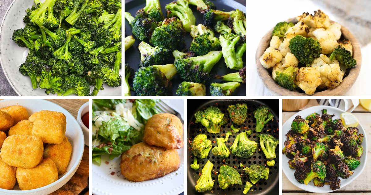 Easy air fried broccoli straight from frozen facebook