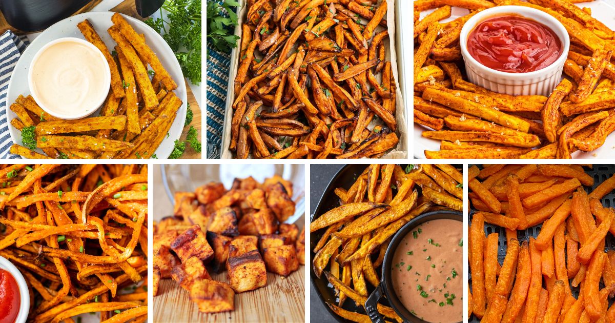 Crispy sweet potato fries in the air fryer facebook