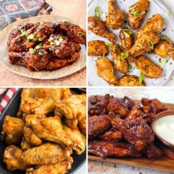 30 crispy air fryer chicken wings recipes featured