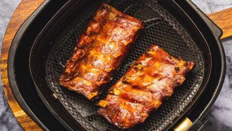 BBQ Air Fryer Beef Ribs  Ninja Foodi Grill Beef Ribs - Sweet Savant