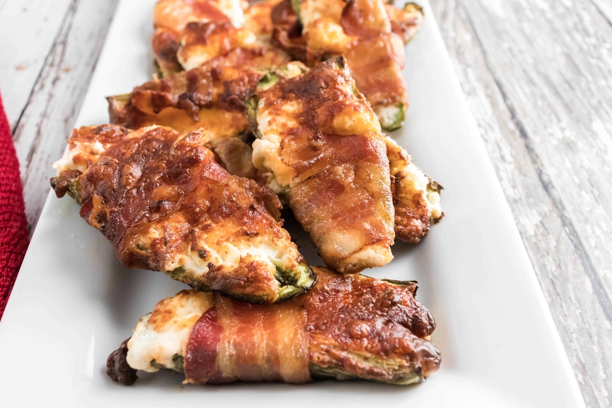 4-ingredient air fryer bacon wrapped jalapeno poppers