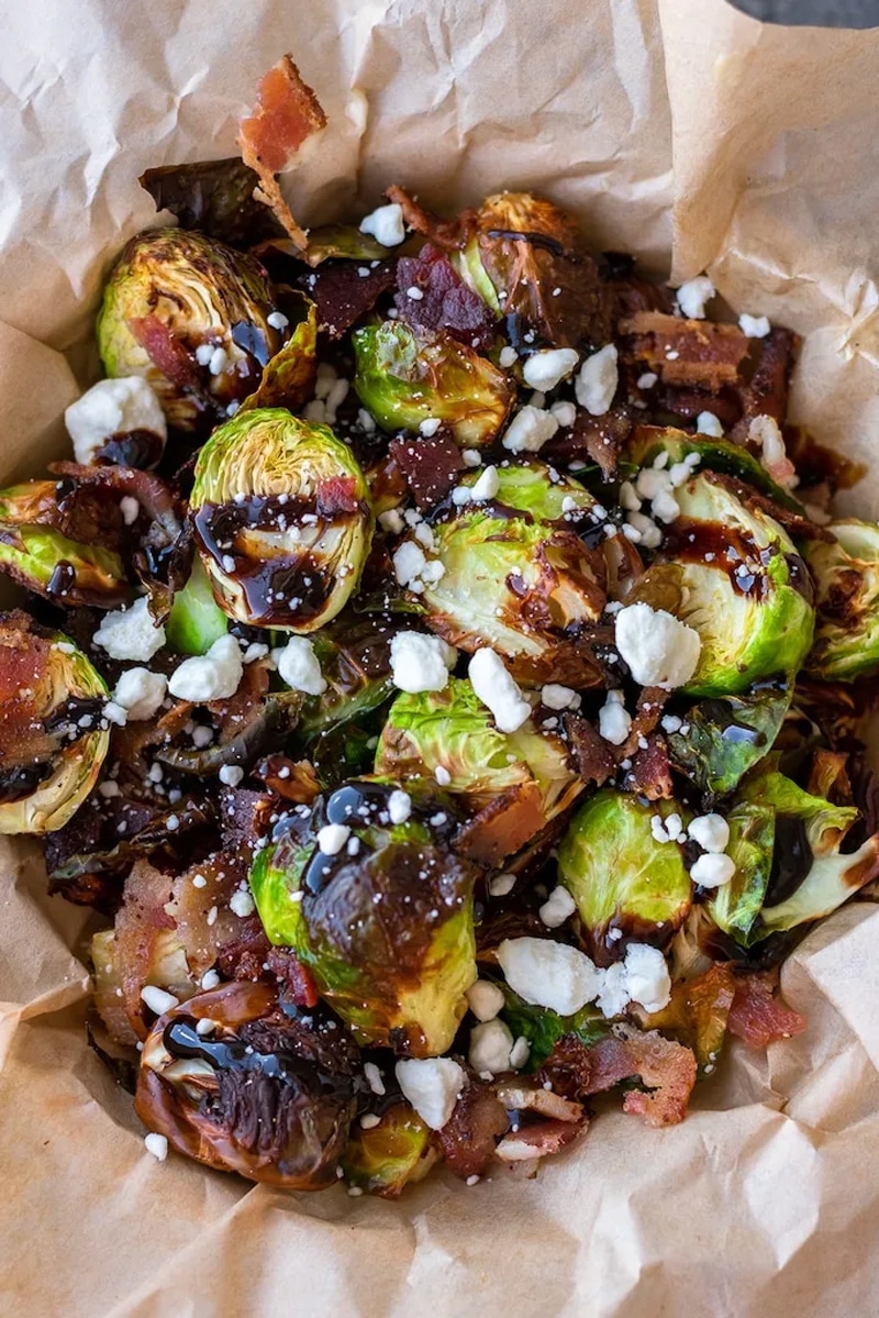 Air fryer brussel sprouts