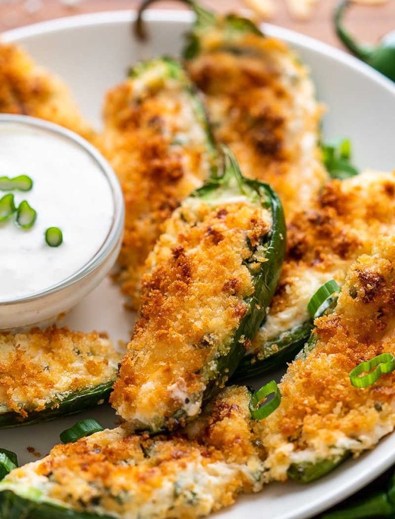 Air fryer cream cheese jalapeno poppers