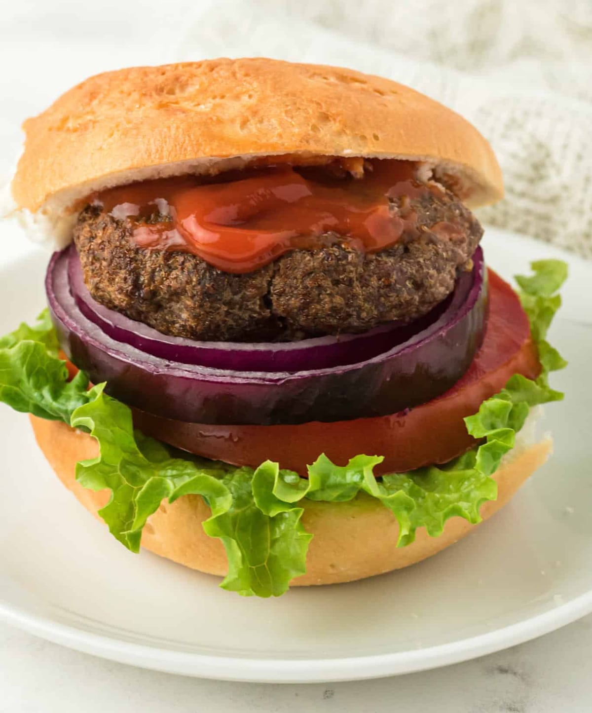 Air fryer hamburgers without breadcrumbs