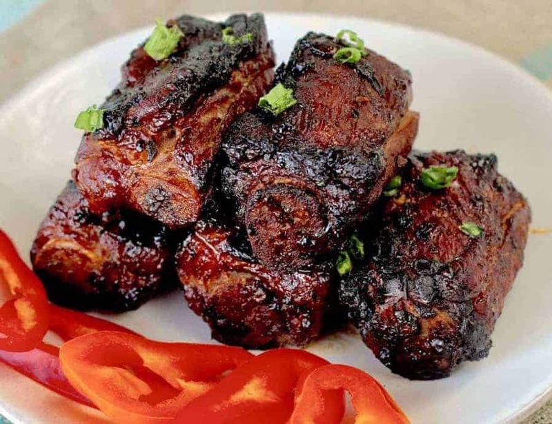 Air fryer keto chinese-style spareribs