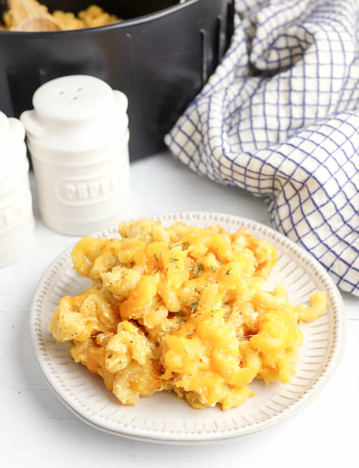 Air fryer mac and cheese