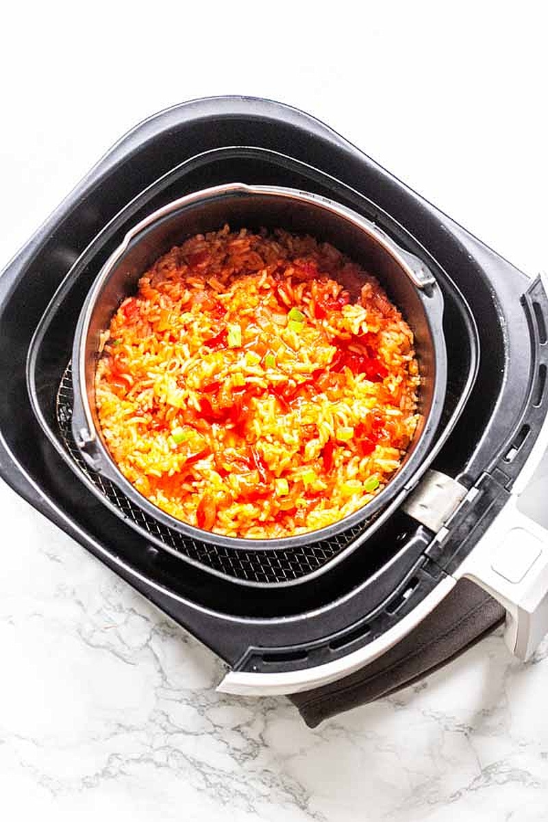 Air fryer mexican rice
