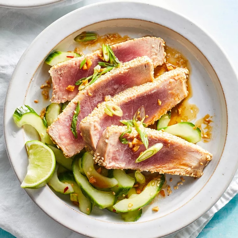 Air-fryer tuna steak