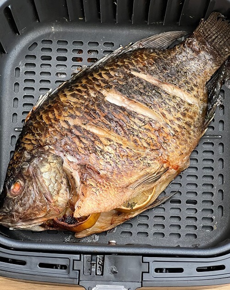 Air fryer whole fish