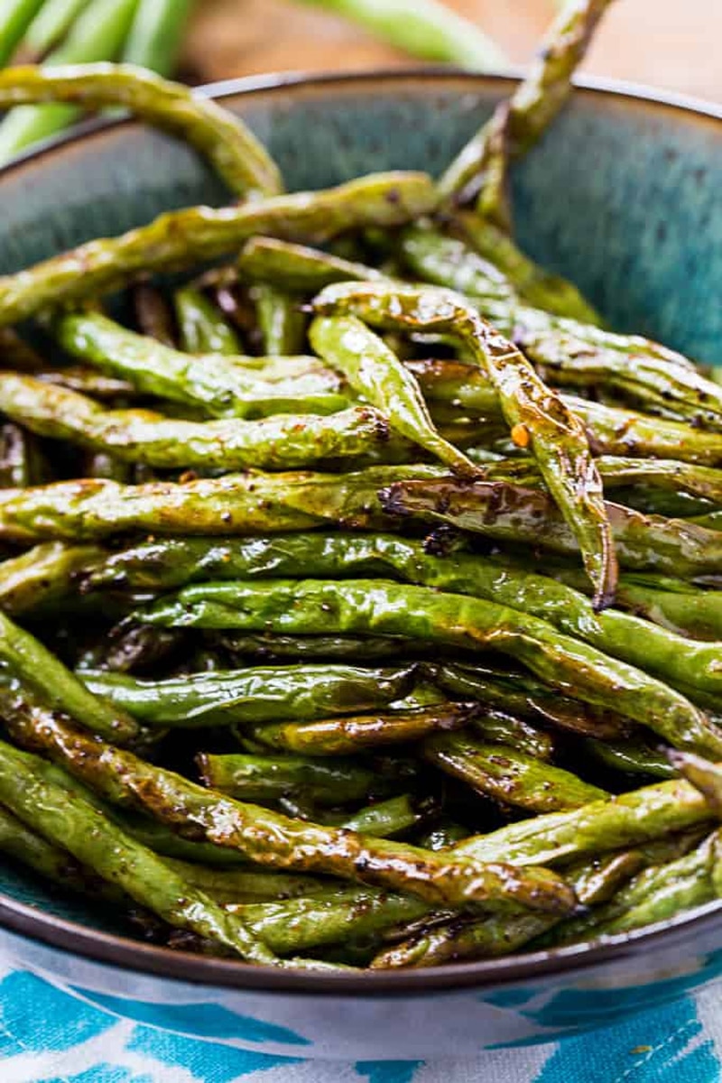 Asian-style air fryer green beans