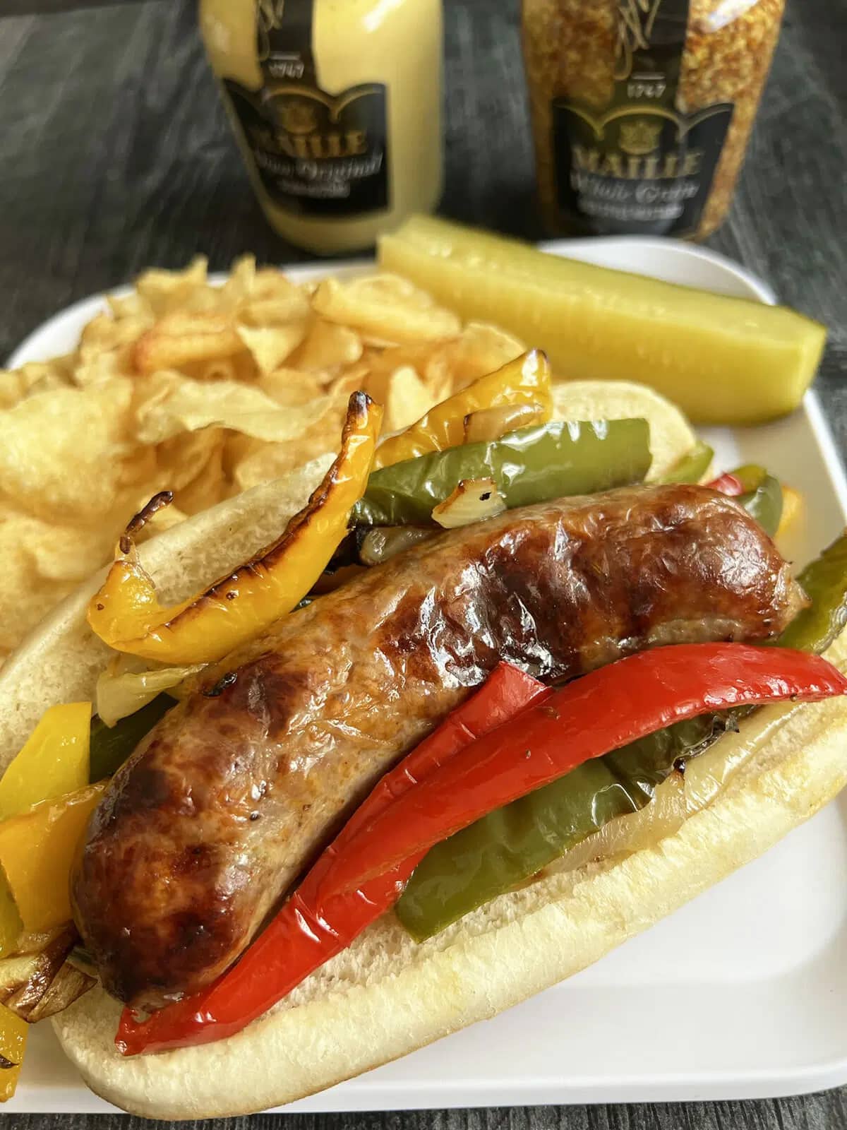 Best damn air fryer sausage and peppers