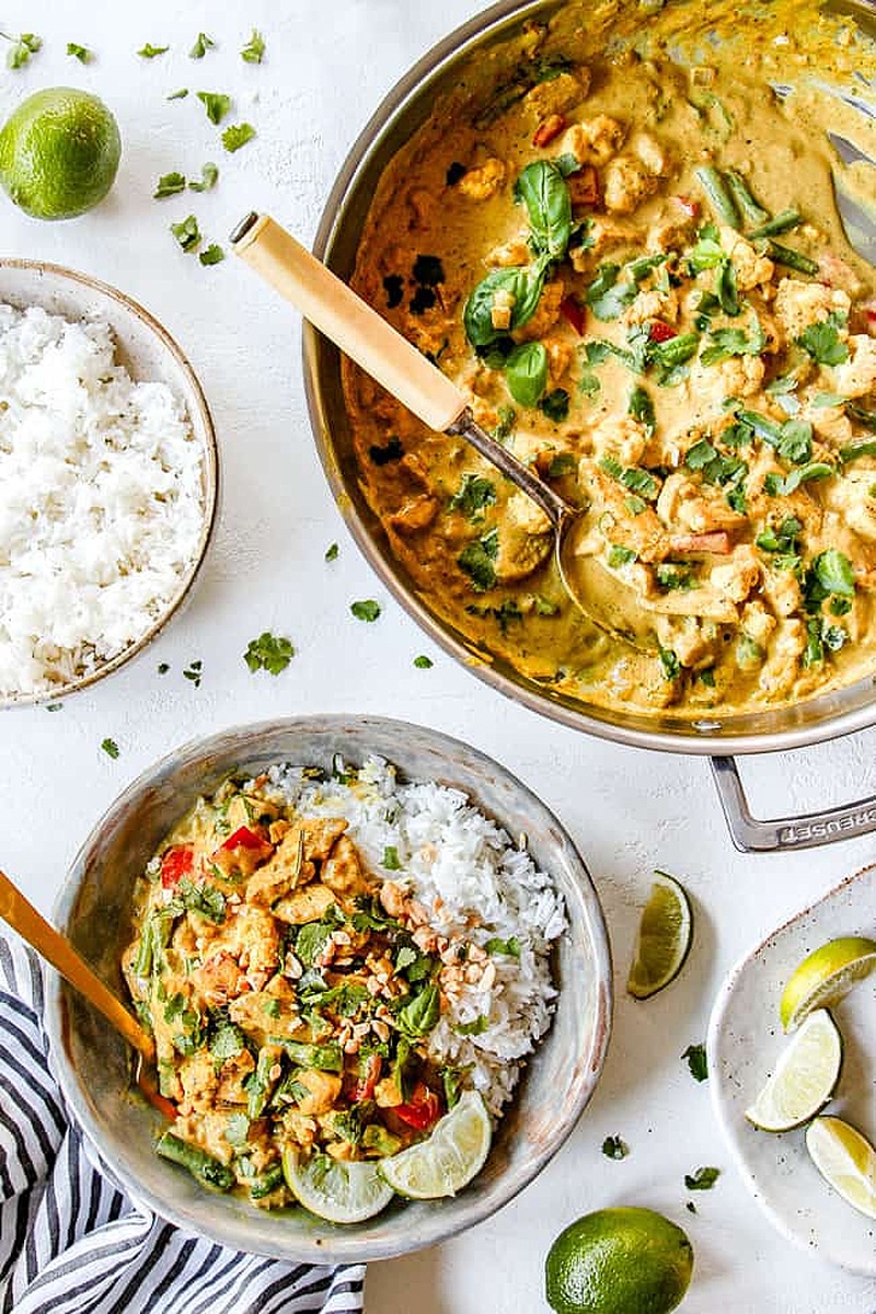 Coconut curry chicken