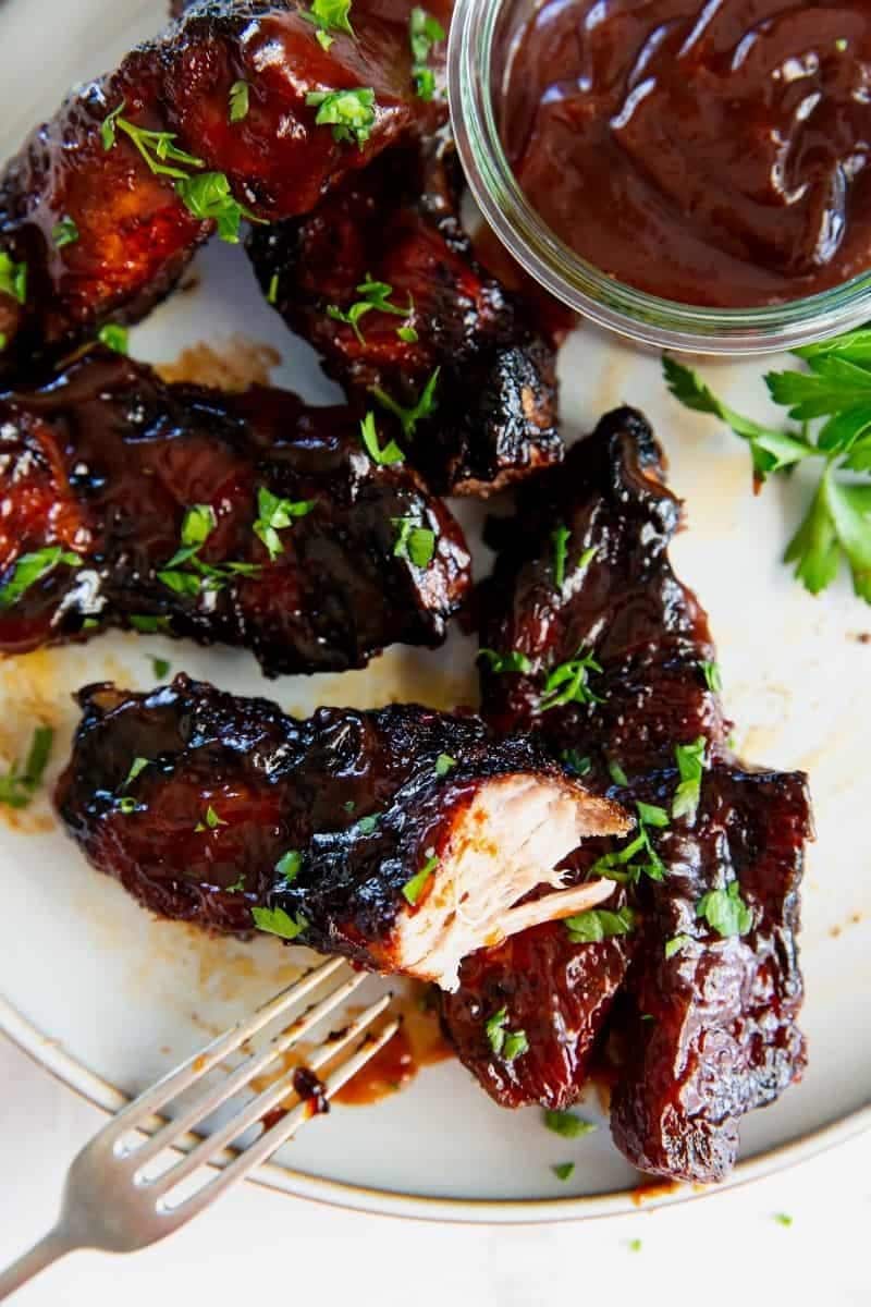 Country-style ribs in air fryer
