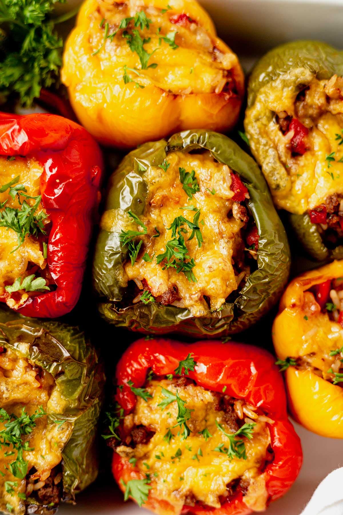 Easy air fryer stuffed peppers recipe