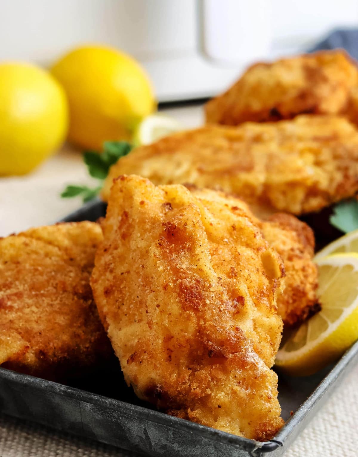 Gluten-free air fried fish