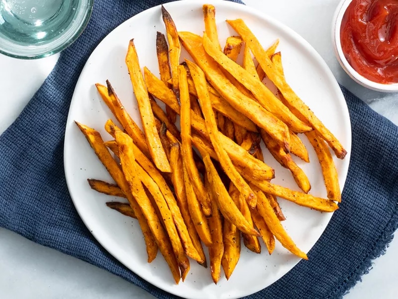 Healthy sweet potato fries