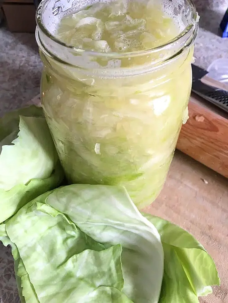Homemade sauerkraut for beginners