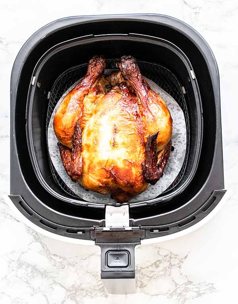 How to make air fryer whole chicken