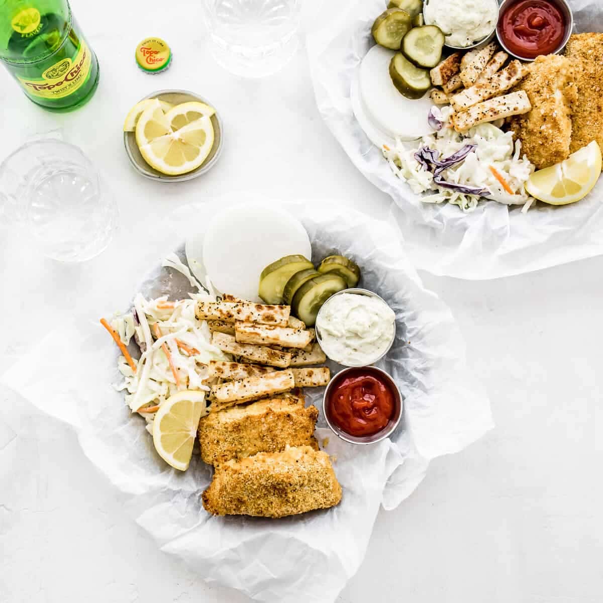 Keto fish and chips (whole30)