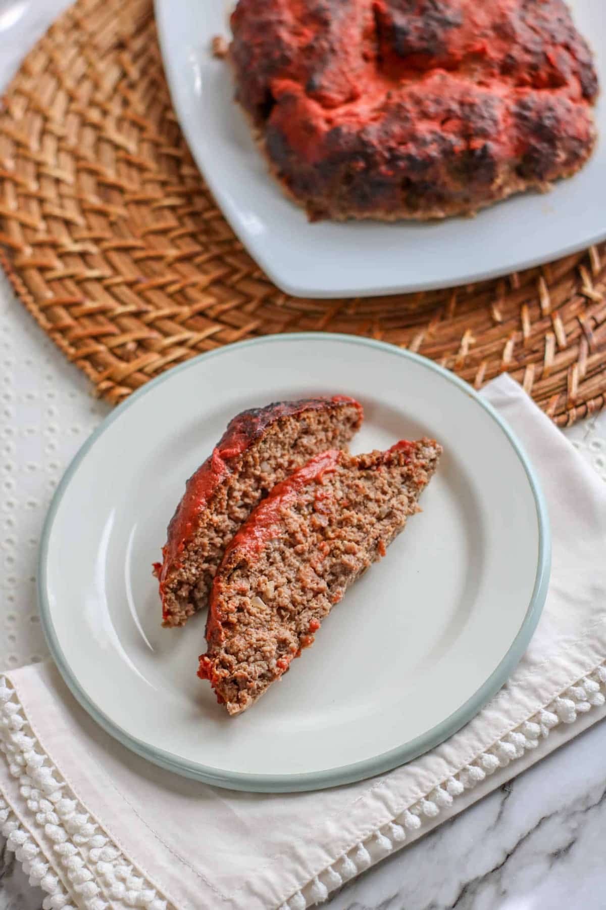 Low carb air fryer meatloaf