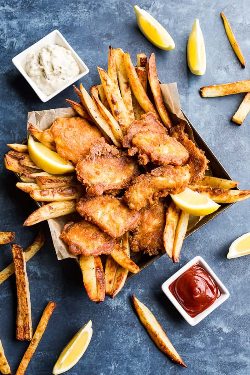 Paleo fish and chips