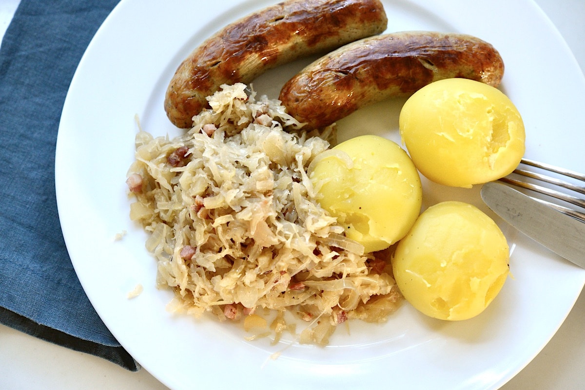 Traditional german sauerkraut